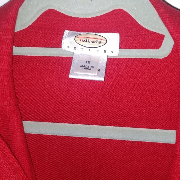 Talbot's Red Jacket - Picture 5 of 5